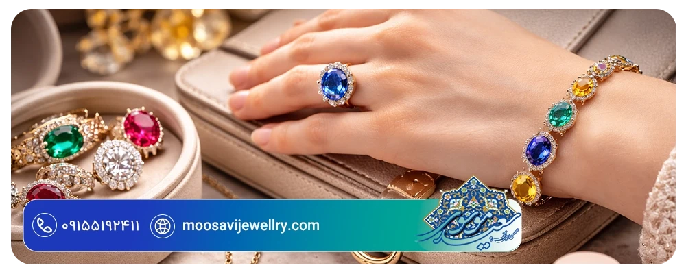 استفاده از سنگ‌های قیمتی در زندگی روزمره