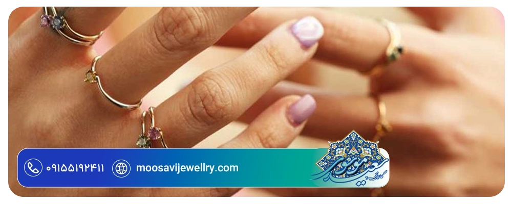 اهمیت انگشتر و قرارگیری آن روی انگشت‌ها