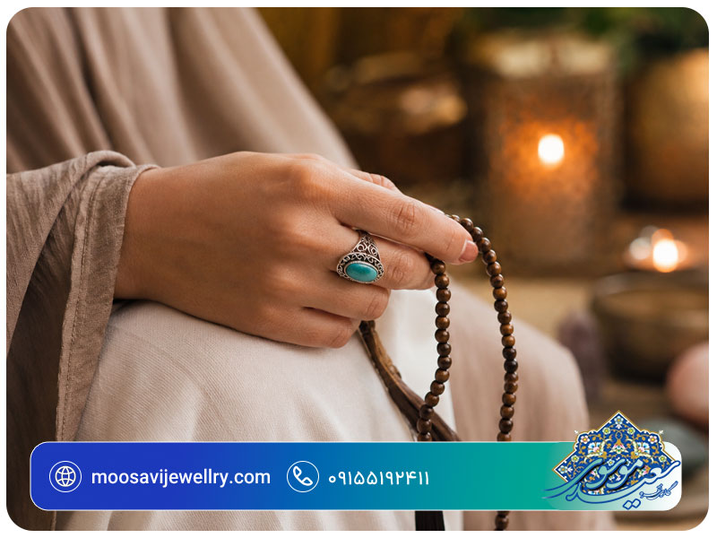 ارتباط انگشتر فیروزه برای بچه دار شدن